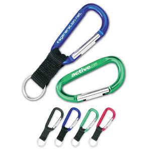 Large Aluminum Carabiners, Custom Printed With Your Logo!