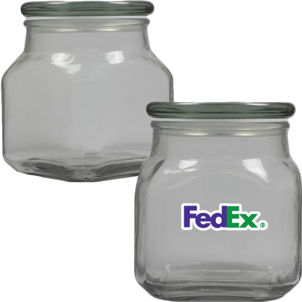 Glass Canisters, Customized With Your Logo!