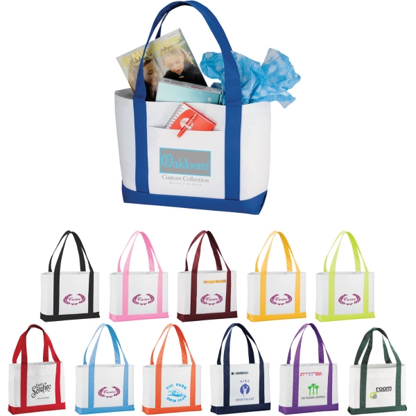 Custom Printed 1 Day Service Large Tote Bags