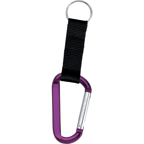 Carabiner Key Rings, Custom Printed With Your Logo!