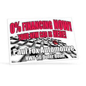 Large Corrugated Plastic Political Election Campaign Signs, Custom Imprinted With Your Logo!