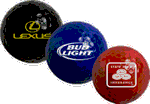 Custom Imprinted Large Imprint Area Colored Golf Balls