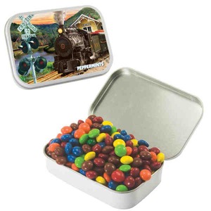 Large Rectangular Private Label Mint Tins, Custom Imprinted With Your Logo!