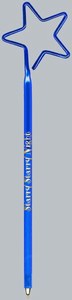 Large Star Bent Shaped Pens, Custom Printed With Your Logo!