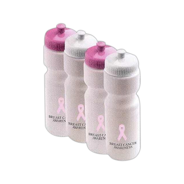 Pink 22oz. Bike Sports Bottles, Custom Decorated With Your Logo!