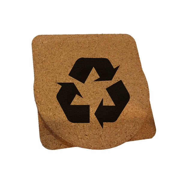 Recycled Material Coasters, Personalized With Your Logo!