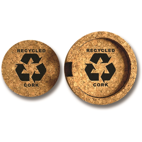 Recycled Material Coasters, Personalized With Your Logo!