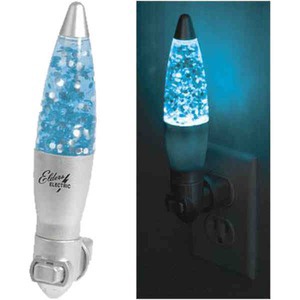 Mini Glitter Lava Night Lights, Custom Printed With Your Logo!