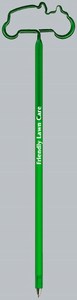 Lawn Tractor Bent Shaped Pens, Custom Printed With Your Logo!
