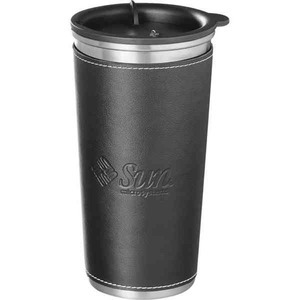 Leather Feel Tumblers, Custom Decorated With Your Logo!