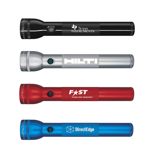 C Battery Maglight Flashlights, Custom Made With Your Logo!