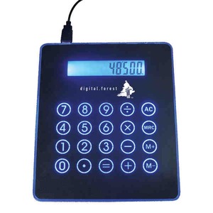 Light Up Mouse Pad Calculators, Custom Imprinted With Your Logo!