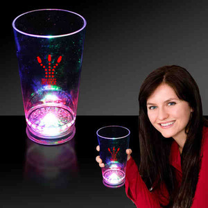 Light Up Pint Glasses, Custom Printed With Your Logo!