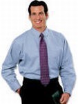 Custom Printed Blue Generation Men's Light Blue Twill Shirts