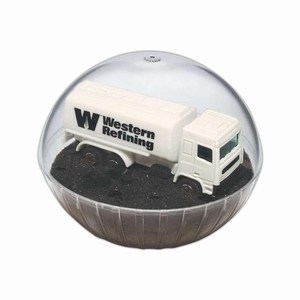 Custom Printed Lighted Mobile Tanker Crystal Globes