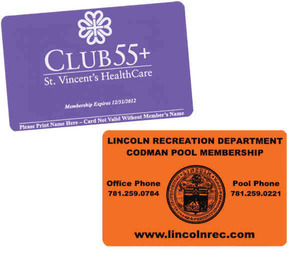 Custom Printed Lightweight Membership Cards