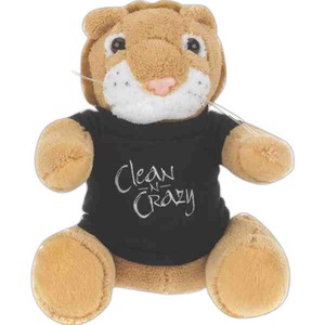 Custom Printed Lion Mascot Plush Stuffed Animals
