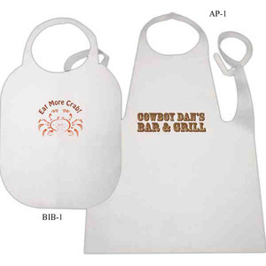 Lobster And Crab Seafood Bibs, Custom Imprinted With Your Logo!