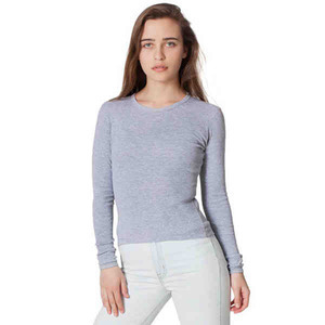 American Apparel Long Sleeve T-Shirts For Women, Custom Imprinted With Your Logo!