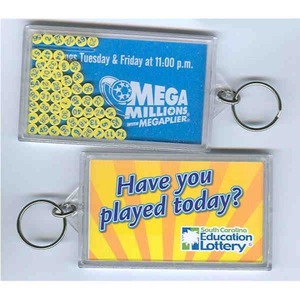 Custom Printed Lottery Number Selector Keyrings