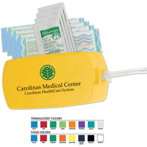Luggage Tag First Aid Kits, Custom Printed With Your Logo!