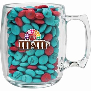 M&M Chocolate Candy Acrylic Mugs, Personalized With Your Logo!