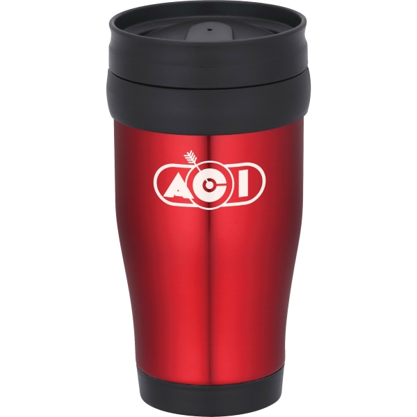 1 Day Service 14oz. Double Wall Stainless Steel Travel Tumblers, Customized With Your Logo!