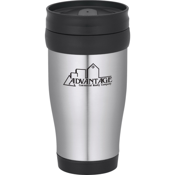 14oz. Double Wall Stainless Steel Travel Tumblers, Custom Printed With Your Logo!