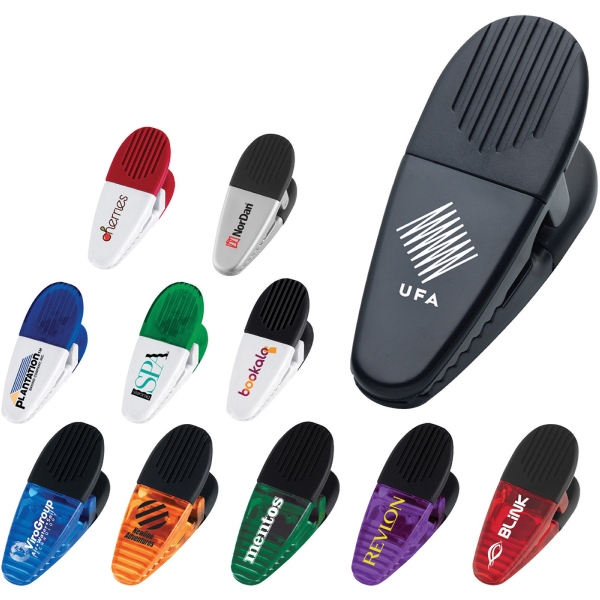 1 Day Service Magnetic Memo Clips with Highlighters, Custom Decorated With Your Logo!