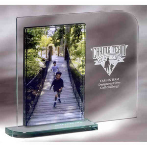 Custom Printed Mainliner Photo Frame Crystal Gifts