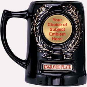 Emblem Mugs, Custom Engraved With Your Logo!