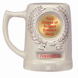 Emblem Mugs, Custom Engraved With Your Logo!