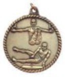 Male Gymnastics High Relief Medals, Customized With Your Logo!