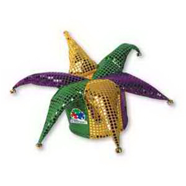 Mardi Gras Jester Hat, Custom Imprinted With Your Logo!