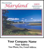 Maryland Wall Calendars, Custom Imprinted With Your Logo!