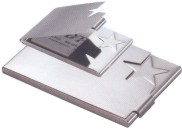 Business Card Cases Matte Silver, Custom Made With Your Logo!