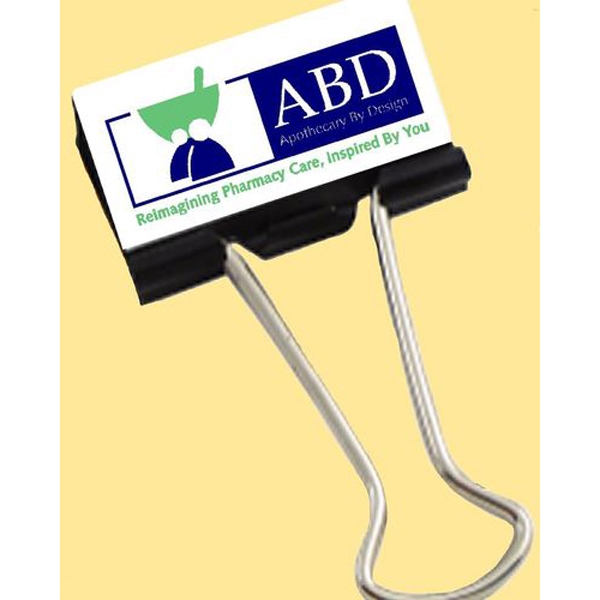 Medium Binder Clips, Custom Printed With Your Logo!