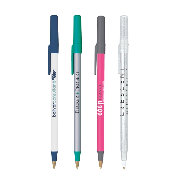 BIC Round Stick Pens, Custom Printed With Your Logo!