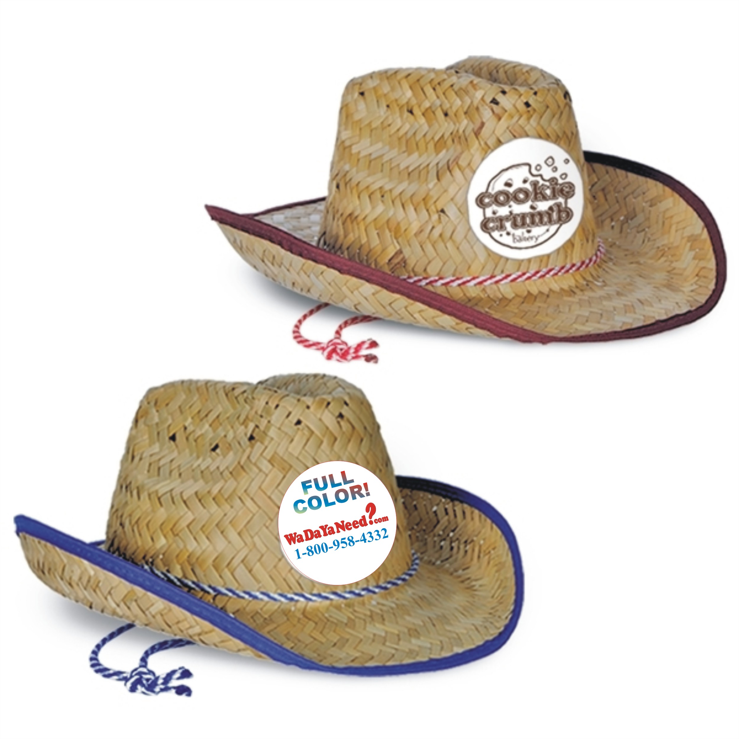 Custom Printed Melted Icon Cowboy Hats