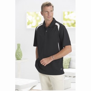 Custom Printed Mens Callaway Corporate Color Block Performance Polo Shirts