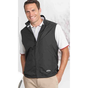 Mens Callaway Corporate Micro Fiber Full Zip Vests, Custom Decorated With Your Logo!