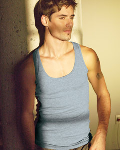 Mens Canvas Sleeveless Tank Tops, Imprinted With Your Logo!