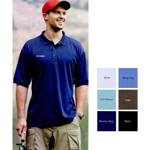 Custom Printed Mens Columbia Golf Polo Shirts