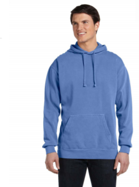 Custom Printed Mens Desert Wash Hooded Sweatshirts