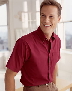 Mens Devon and Jones Woven Dress Shirts, Custom Embroidered With Your Logo!