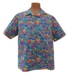 Custom Decorated Mens Ocean Island Hawaiian Camp Shirts