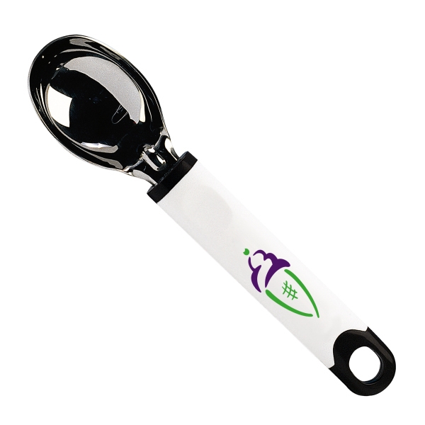 Stainless Steel Ice Cream Scoops, Custom Printed With Your Logo!