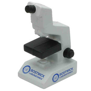 Microscope Shaped Stress Relievers, Custom Printed With Your Logo!