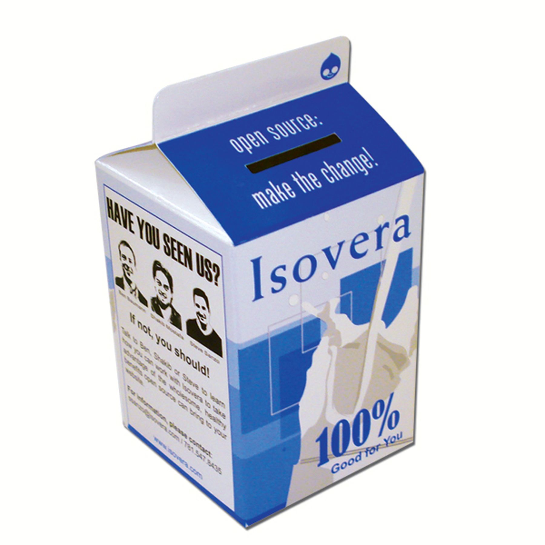 Milk Carton Banks, Custom Imprinted With Your Logo!