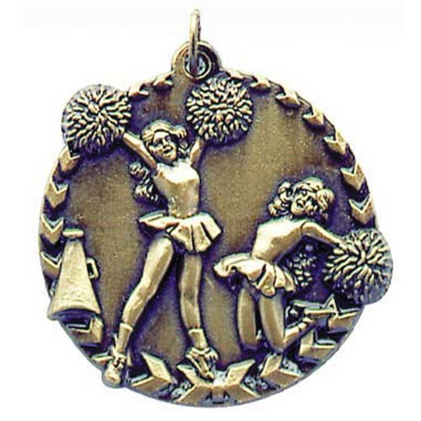 Custom Printed Cheerleading Millennium Medals